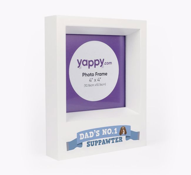 Dad's No.1 Suppawter: Personalised {breedFullName} Photo Frame